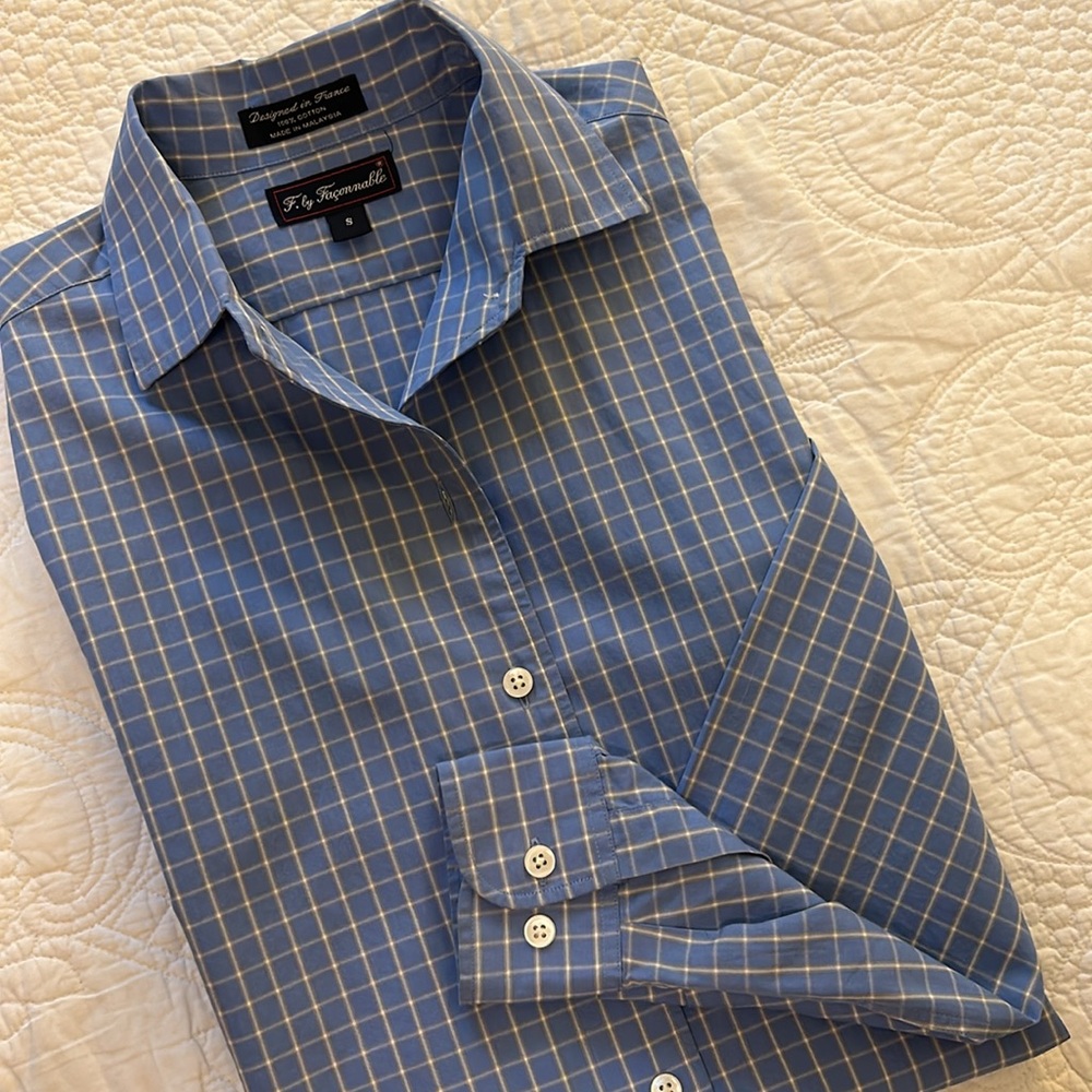 Faconnable Women’s Cotton Shirt, Size S